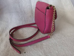 MICHAEL KORS Fulton MK Flap Shoulder Bag Small Crossbody Rose Leather