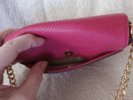 MICHAEL KORS Fulton MK Flap Shoulder Bag Small Crossbody Rose Leather