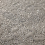 Luxurious Light Grey Empreinte Leather Antheia Ixia Handbag.