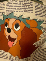 Loungefly Lady and The Tramp Newspaper Disney backpack