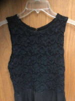 NIGHTCAP BLACK VEGAN LEATHER DRESS NEW