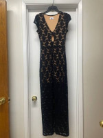 NIGHTCAP BLACK LACE MAXI DRESS NEVER WORN