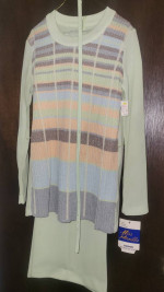 NWT size 10, 3 piece Miss Pernilla Dacron polyester outfit