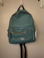 Coach Backpack Teal Blue-Green