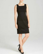 NWT EILEEN FISHER KNIT PONTE DRESS w BACK ZIPPER Sz 12 NEW w TAGS