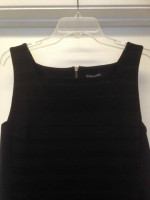 NWT EILEEN FISHER KNIT PONTE DRESS w BACK ZIPPER Sz 12 NEW w TAGS