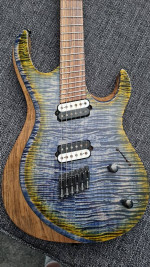 Kiesel Aries 6 Venomburst Multiscale Guitar