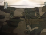 CAMO CUT OFF MINI SKIRT Sz 7