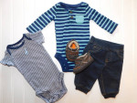 Baby Boy Clothes Lot NEWBORN Fall Winter Outfits