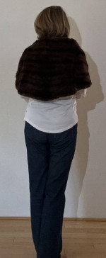 Vintage mink stole Bullocks Westwood