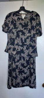 REDUCED! Silk Skirt Set