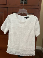 2 NEW Size Small Banana Republic Lace Tops