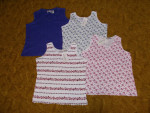 4 Women’s Ribbed Tank Tops (Size:  Large) – BRAND-NEW -- $16 for all 4