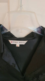 2 piece silk pant set