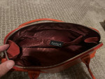 Authentic Flurla Sleek Handbag -Croc leather. Awesome condition!! Ital