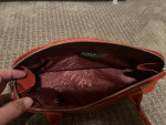 Authentic Flurla Sleek Handbag -Croc leather. Awesome condition!! Ital