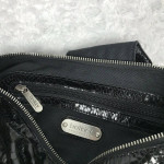 BOTKIER for TARGET BLACK PATENT SNAKE PURSE w CHAIN STRAP Never Used