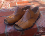 Italian hand made leather shoe/ sandal