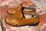 Italian hand made leather shoe/ sandal