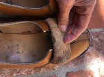 Italian hand made leather shoe/ sandal