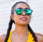 Nike Eyewear Kismet Round Sunglasses - Matte Cool Grey, Teal/Pink