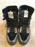 Off White Virgil Abloh 10.5 Metallic Hi Tops