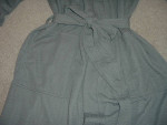 Gray Waffle Robe Lightweight Spa Bathrobe Size S/M Unisex New NIP