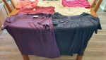 Ladies' Knit "T Shirt" Tops/ Blouses Size Large $3 Each