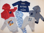 Baby Boy Clothes Lot 0-3 Month Winter Shirts Pants Jackets Romper Pjs