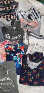 Many Womens Shirts Tank Tops Long Sleeves also Nice Stuff 18 Item Lot