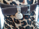 Franco Sarto Leopard booties size 8