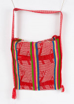 Peru Natural Fabric Shoulder Bag 16" Long x 14" Wide