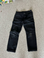 Made in USA Left field NYC Black Selvedge Jeans 32x30 + Uniqlo Selvedg