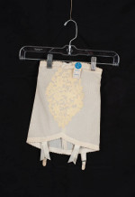 Vintage 1950's WARNERS NEVER WORN, Tag, Yellow Girdle 4 Garters Small