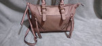 Sole Society Satchel Large Crossbody Strap Handles Handbag Shoulder Pu