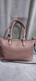 Sole Society Satchel Large Crossbody Strap Handles Handbag Shoulder Pu