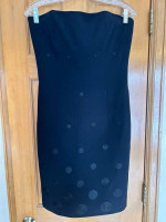 Like New Laundry by Shelli Segal Black Strapless Dress, Size 8