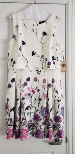 Sleeveless Floral Ivanka Trump Dress