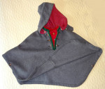 Vintage Child's Wool Cape, Detachable Hood & Chest Insert, Salzburg,