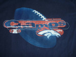 1998 Denver Broncos American Football Conference Champs T Shirt Size L