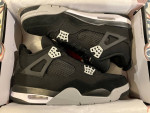 Air Jordan 4 Retro-Black Canvas