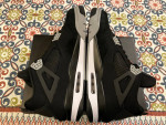 Air Jordan 4 Retro-Black Canvas