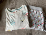 CUTE HEARTS/POLAR BEAR PAJAMAS SM