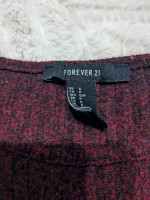 Maroon Cropped Tee Shirt