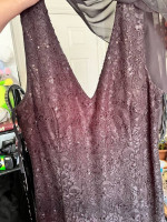 Black Sparkly Lace Mermaid Style Prom Dress 3x