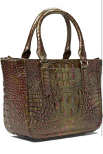 BRAHMIN Small Ashlee Pesto Melbourne Genuine Leather Purse