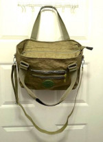 KIPLING OLIVE GREEN BAG PURSE