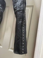 Women’s Leather Chaps with studs size XS