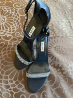 Black rhinestone heels - NEW!