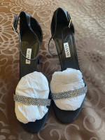 Black rhinestone heels - NEW!